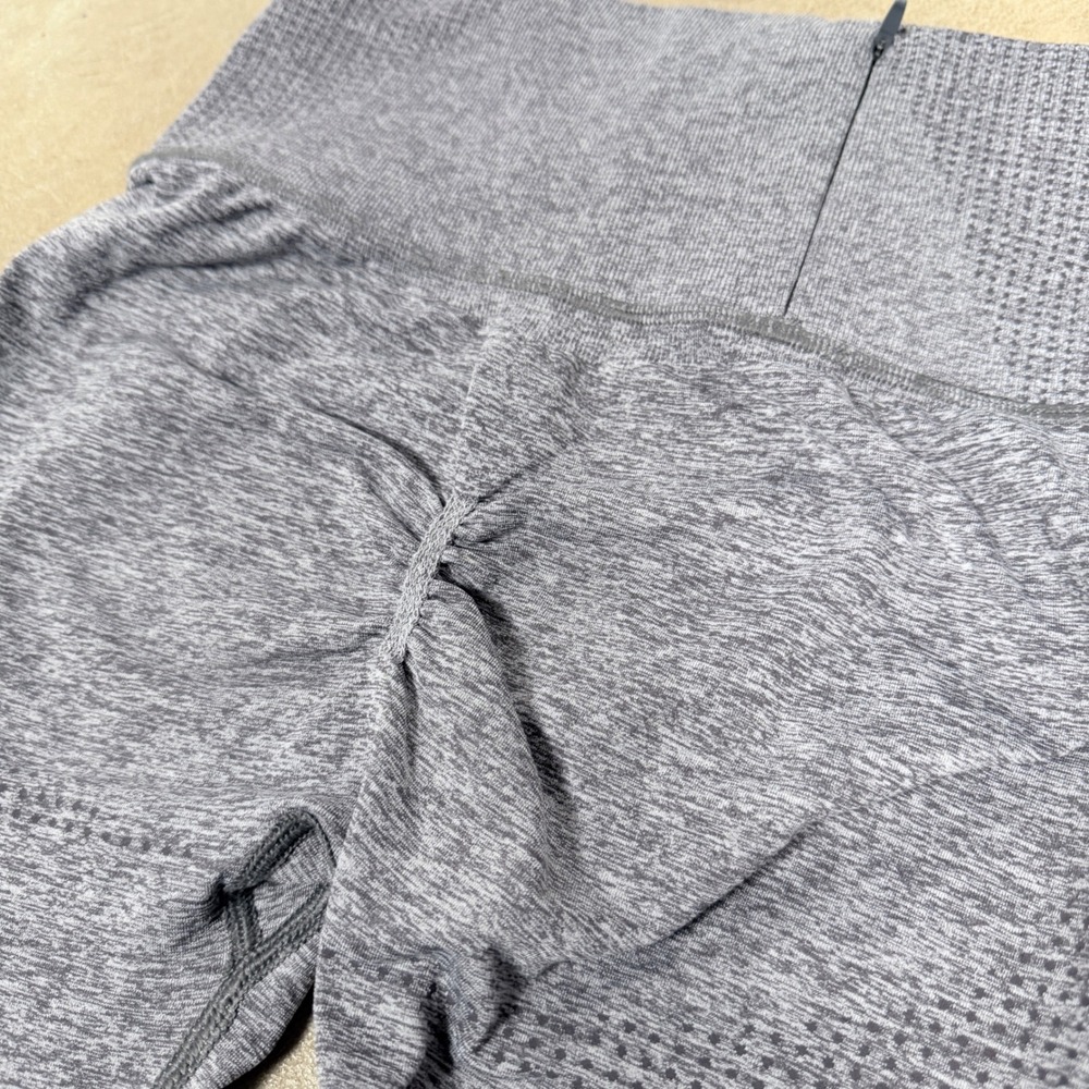Gymshark Adapt Fleck Seamless Leggings Grey Women's‎ Medium Workout Athleisure - Picture 5 of 7